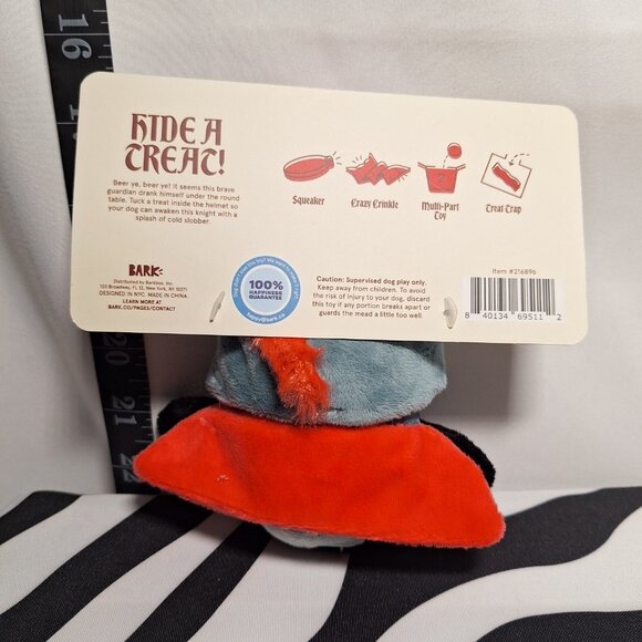 NWT Bark *BarkBOX* - Knights of GnawmoreTheme with 3 Dog Toys S - Picture 4 of 16